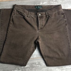 - Ralph Lauren LRL brown jeans size 12